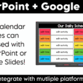Daily Calendar Slides for December - Editable Digital Calendar Slides - Morning Meeting
