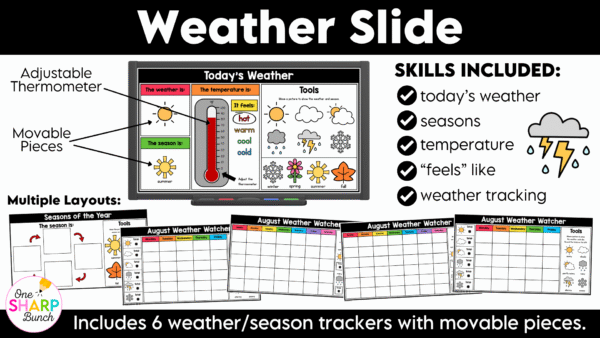 Daily Calendar Slides for August - Editable Digital Calendar Slides - Morning Meeting Daily Calendar Slides for August - Editable Digital Calendar Slides - Morning Meeting