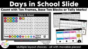 Daily Calendar Slides for September - Editable Digital Calendar Slides - Morning Meeting