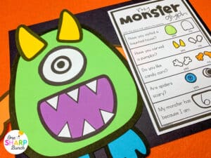 Plan the ultimate Halloween classroom party with this list of fun Halloween party stations, complete with Halloween crafts, Halloween treats, Halloween games, and more! Your preschool, kindergarten, and 1st grade students will love rotating between these Halloween activities for kids! Students will complete a mummy craft, Room on the Broom craft, and monster glyph craft. They will play Halloween bingo and Halloween charades! And, don't forget the Halloween snacks and DIY Halloween party games!