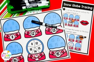 20 Math & Literacy December Centers for Kindergarten