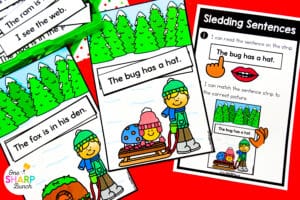 20 Math & Literacy December Centers for Kindergarten