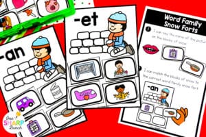 20 Math & Literacy December Centers for Kindergarten