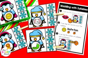 20 Math & Literacy December Centers for Kindergarten