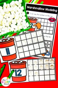 20 Math & Literacy December Centers for Kindergarten