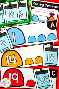 20 Math & Literacy December Centers for Kindergarten
