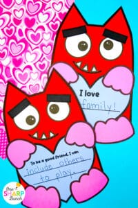 Bring Love Monster to life with 20+ Love Monster activities for kindergarten, including math & literacy centers, comprehension activities, and an adorable Love Monster craft! Work on character traits, story elements, retelling, and vocabulary. Practice beginning sounds, CVC words, and -r blends with the literacy activities. Practice 3D shapes, teen numbers, & numbers before and after with the math activities! Don't forget to hang the Love Monster craft as your Valentine's Day bulletin board!