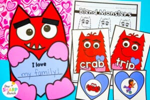 Bring Love Monster to life with 20+ Love Monster activities for kindergarten, including math & literacy centers, comprehension activities, and an adorable Love Monster craft! Work on character traits, story elements, retelling, and vocabulary. Practice beginning sounds, CVC words, and -r blends with the literacy activities. Practice 3D shapes, teen numbers, & numbers before and after with the math activities! Don't forget to hang the Love Monster craft as your Valentine's Day bulletin board!