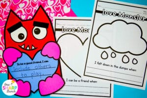 Bring Love Monster to life with 20+ Love Monster activities for kindergarten, including math & literacy centers, comprehension activities, and an adorable Love Monster craft! Work on character traits, story elements, retelling, and vocabulary. Practice beginning sounds, CVC words, and -r blends with the literacy activities. Practice 3D shapes, teen numbers, & numbers before and after with the math activities! Don't forget to hang the Love Monster craft as your Valentine's Day bulletin board!
