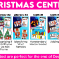 Math & Literacy Christmas Holidays Around the World Kindergarten Centers