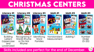 Math & Literacy Christmas Holidays Around the World Kindergarten Centers