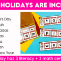 Math & Literacy Christmas Holidays Around the World Kindergarten Centers