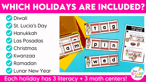 Math & Literacy Christmas Holidays Around the World Kindergarten Centers Math & Literacy Christmas Holidays Around the World Kindergarten Centers
