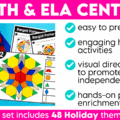 Math & Literacy Christmas Holidays Around the World Kindergarten Centers