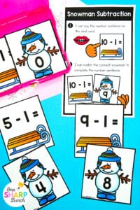Bring the winter season to life with 20 hands-on, winter-themed January centers for kindergarten! These winter math centers & winter literacy centers for kindergarten are not only great for center rotations but can also be used for morning work or early finishers. Students get to work on syllables, beginning sounds, CVC words, & word families with the winter literacy activities. They also get to work on graphing and analyzing data, 1:! counting, and subtraction within 5 with the math activities.
