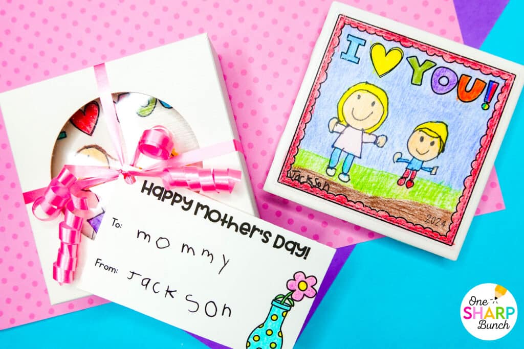 Celebrate Mother’s Day with these low-prep Mother’s Day writing activities, including heartfelt Mother's Day questionnaires and printable Mother's Day cards. These low-cost Mother's Day gifts are great for preschool-3rd grade students! They can complete these Mother's Day crafts during writing or as a special Mother's Day project. Try these Mother's Day gift ideas with your elementary students today!