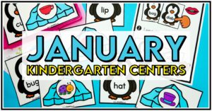 Bring the winter season to life with 20 hands-on, winter-themed January centers for kindergarten! These winter math centers & winter literacy centers for kindergarten are not only great for center rotations but can also be used for morning work or early finishers. Students get to work on syllables, beginning sounds, CVC words, & word families with the winter literacy activities. They also get to work on graphing and analyzing data, 1:! counting, and subtraction within 5 with the math activities.