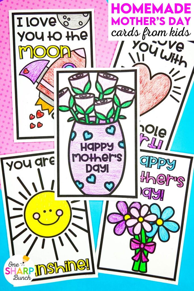 Celebrate Mother’s Day with these low-prep Mother’s Day writing activities, including heartfelt Mother's Day questionnaires and printable Mother's Day cards. These low-cost Mother's Day gifts are great for preschool-3rd grade students! They can complete these Mother's Day crafts during writing or as a special Mother's Day project. Try these Mother's Day gift ideas with your elementary students today!