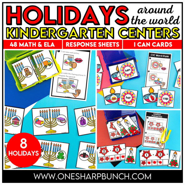 Math & Literacy Christmas Holidays Around the World Kindergarten Centers