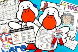 Cozy up this winter with the ultimate list of winter crafts for kindergarten! Enjoy holiday crafts, Christmas crafts, penguin crafts, 100th Day of School crafts, Valentine's Day crafts, Groundhog Day crafts and President's Day crafts! These winter crafts for kids are great for literacy centers, writing centers, math centers, and more! There are decomposing number crafts, a holidays around the world craft, a mosaic heart craft, and a graphing and analyzing data groundhog craft! Learn more now!