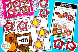 Bring some winter fun to your classroom with 20 February centers for kindergarten that keep your students engaged all month long — with themes like Groundhog Day, Valentine’s Day, & Presidents’ Day! These winter centers are easy to prep and reinforce kindergarten math and literacy skills. Work on CVC words, beginning sounds, digraphs, and -r blends with the literacy centers. Work on missing addend, skip counting, and subtracting with the math centers. Enjoy these literacy & math activities!