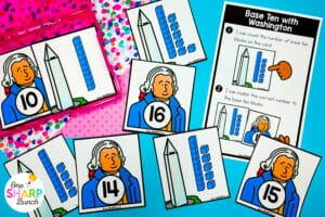 Bring some winter fun to your classroom with 20 February centers for kindergarten that keep your students engaged all month long — with themes like Groundhog Day, Valentine’s Day, & Presidents’ Day! These winter centers are easy to prep and reinforce kindergarten math and literacy skills. Work on CVC words, beginning sounds, digraphs, and -r blends with the literacy centers. Work on missing addend, skip counting, and subtracting with the math centers. Enjoy these literacy & math activities!