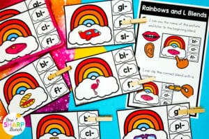 Keep your little learners engaged this spring with these 20 May centers for kindergarten, including 10 math and 10 literacy spring centers! With the kid-friendly I Can visual direction cards, students can independently complete each math center and literacy center. Students work on CVC words, blends, and rhyming words with the spring literacy activities. They also work on teen numbers, adding within 5, and 2D & 3D shapes with the spring math activities! Great for morning work or early finishers!