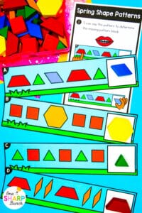 Keep your little learners engaged this spring with these 20 May centers for kindergarten, including 10 math and 10 literacy spring centers! With the kid-friendly I Can visual direction cards, students can independently complete each math center and literacy center. Students work on CVC words, blends, and rhyming words with the spring literacy activities. They also work on teen numbers, adding within 5, and 2D & 3D shapes with the spring math activities! Great for morning work or early finishers!
