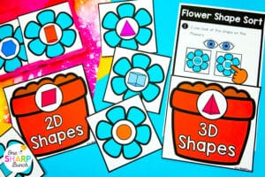 Keep your little learners engaged this spring with these 20 May centers for kindergarten, including 10 math and 10 literacy spring centers! With the kid-friendly I Can visual direction cards, students can independently complete each math center and literacy center. Students work on CVC words, blends, and rhyming words with the spring literacy activities. They also work on teen numbers, adding within 5, and 2D & 3D shapes with the spring math activities! Great for morning work or early finishers!