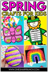 Discover 30+ engaging spring activities for kids! From hands-on spring crafts to literacy & math centers, these spring-themed ideas and activities are perfect for Pre-K - 1st grade! You will find St. Patrick's Day activities and craft, Easter activities and crafts, as well as simple spring crafts. Enjoy the spring fine motor activities, spring early finisher activities, and spring centers for kindergarten! Don't forget to checkout the Earth Day activities and Mother's Day activities and craft!