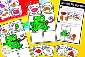 Bring the spring season to life with 20 hands-on, spring-themed March centers for kindergarten, including 10 math centers and 10 literacy centers! These spring math centers & spring literacy centers are not only great for kindergarten center rotations, but can also be used for spring morning work or early finishers. Use these spring activities for kids to practice CVC words, digraphs, and nouns. They'll also practice 3D shapes, skip counting, and adding within 5 with the spring centers for math.
