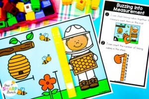 Get your little learners excited for spring with 20 April centers for kindergarten, featuring 10 literacy and 10 math activities! These spring math centers & spring literacy centers for kindergarten are not only great for center rotations but can also be used for morning work or early finishers. Students get to work on CVC words, syllables, and digraphs with the literacy activities. They also get to work on addition within 5, adding on a number line, and patterns with the math activities.