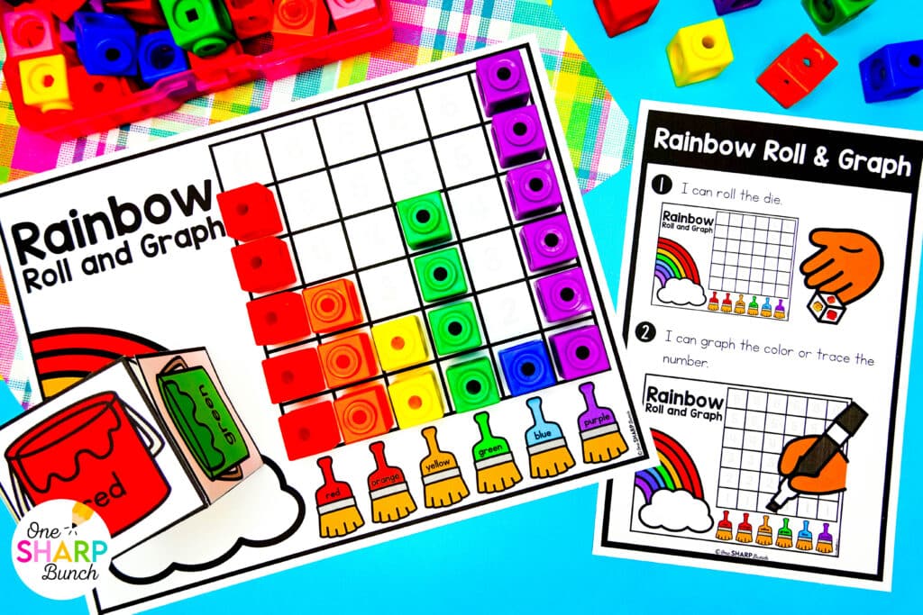 Get your little learners excited for spring with 20 April centers for kindergarten, featuring 10 literacy and 10 math activities! These spring math centers & spring literacy centers for kindergarten are not only great for center rotations but can also be used for morning work or early finishers. Students get to work on CVC words, syllables, and digraphs with the literacy activities. They also get to work on addition within 5, adding on a number line, and patterns with the math activities.