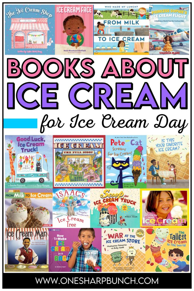 Are you hosting an Ice Cream Day at school? Looking for the ultimate list of fiction and nonfiction ice cream books to pair with your end of the year classroom theme day? In this post, I’m sharing a complete list of ice cream picture books perfect for preschool, kindergarten, and 1st grade students. These end of the year books are a great way to kick off the end of the year countdown before students dive into their end of the year activities and ice cream–themed math and literacy centers. Keep reading to discover the best ice cream books to pair with your ice cream activities for kids!