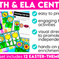 Easter Centers Spring Math & Literacy Kindergarten Centers Morning Work Tubs