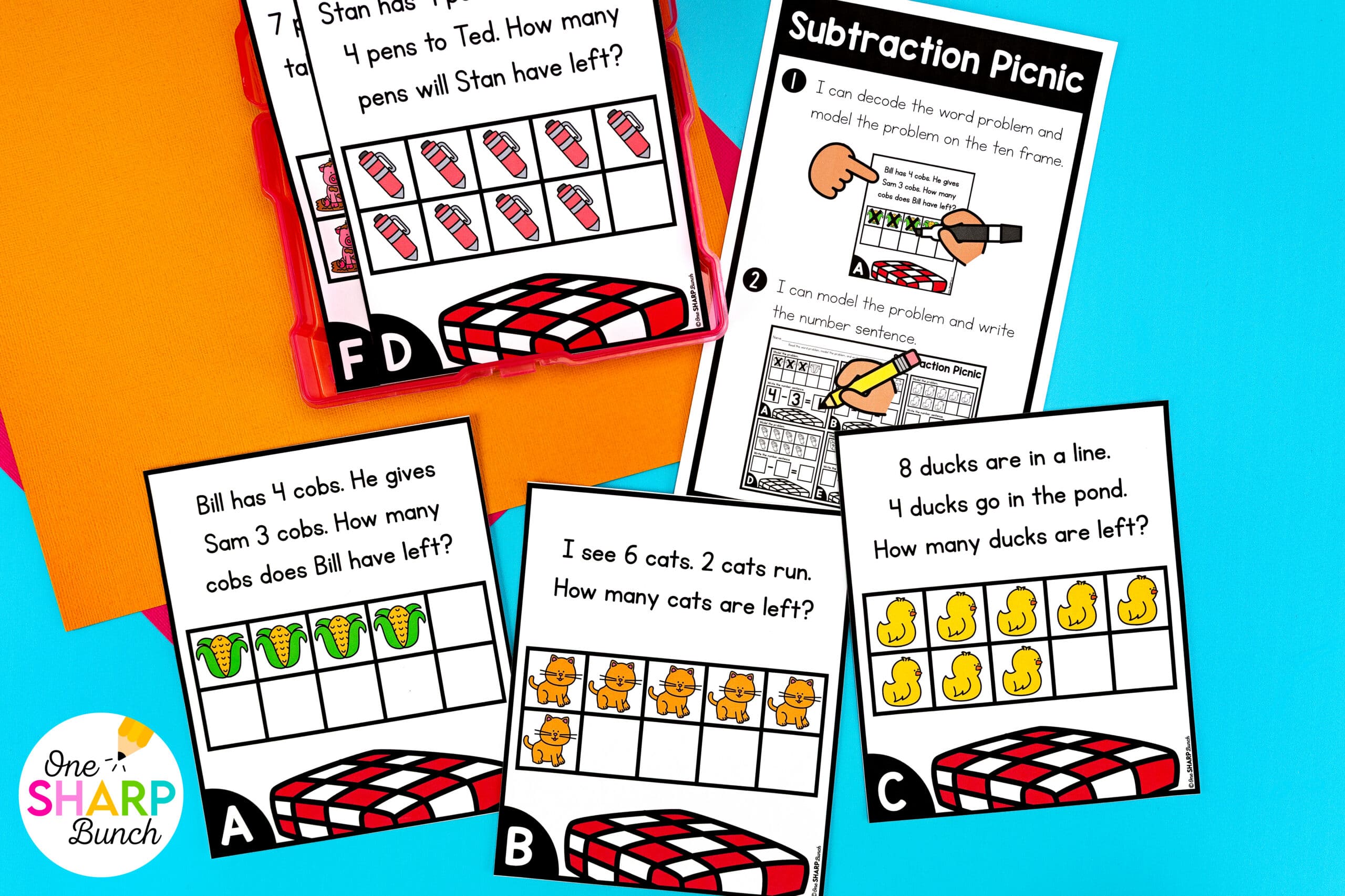 20 Low-Prep End of the Year Centers for Kindergarten - One Sharp Bunch