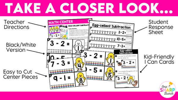 Easter Centers Spring Math & Literacy Kindergarten Centers Morning Work Tubs Easter Centers Spring Math & Literacy Kindergarten Centers Morning Work Tubs