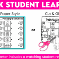 Easter Centers Spring Math & Literacy Kindergarten Centers Morning Work Tubs