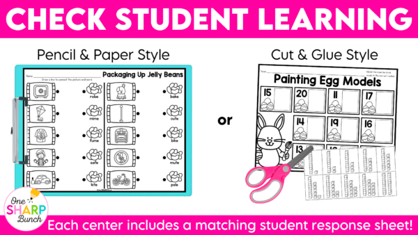 Easter Centers Spring Math & Literacy Kindergarten Centers Morning Work Tubs Easter Centers Spring Math & Literacy Kindergarten Centers Morning Work Tubs