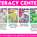 Easter Centers Spring Math & Literacy Kindergarten Centers Morning Work Tubs