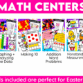 Easter Centers Spring Math & Literacy Kindergarten Centers Morning Work Tubs
