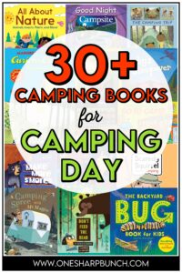 Are you hosting a Camping Day in the classroom? Are you looking for the ultimate list of fiction and nonfiction camping books for kids to pair with your end of the year classroom theme day? Look no further! In this post, I am sharing a full list of camping picture books for preschool, kindergarten, and 1st grade students! Pair these end of the year books with your camping-themed centers and Camping Day activities! Learn more about the best camping books for Camping Day at school!