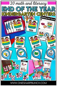 Countdown to summer with these fun and meaningful math & literacy end of the year centers for kindergarten! Perfect for kindergarten centers, morning work, early finishers, and center rotations, these engaging end of the year activities help students review important skills while celebrating the end of the year countdown. Keep learning going strong as you enjoy the end of year countdown with hands-on, low-prep centers for the end of the year!