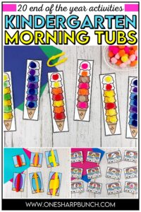 Keep students engaged, while strengthening fine motor skills, with these 20 math & literacy end of the year fine motor activities. These fine motor activities for kindergarten are the perfect soft start activities for morning work, kindergarten centers, early finishers, or fine motor tubs. Students can practice CVC words, syllables, word families, place value, number bonds, and 1:1 counting with these end of the year centers and morning tubs soft start ideas! Try these end of the year activities today!