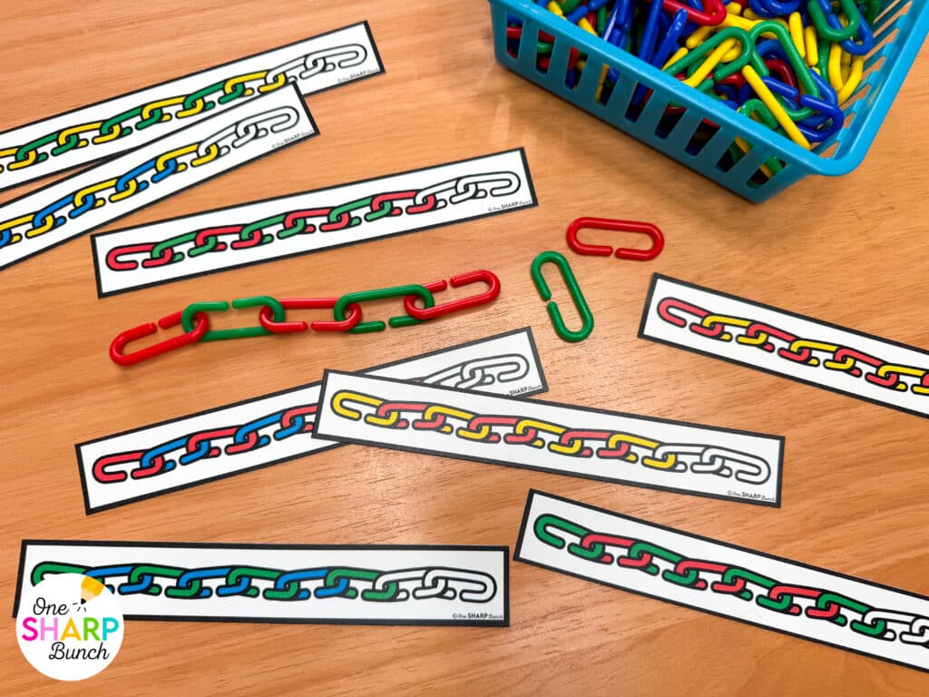 Learn how to launch kindergarten centers at the beginning of the school year with 3 simple steps. Discover how to introduce center manipulatives, teach center routines and procedures, and build student independence so your centers run smoothly all year long. These top teacher tips for launching kindergarten centers will allow you to meet with small groups while students work independently on math centers and Science of Reading-aligned literacy centers. Learn more about successfully launching kindergarten centers!