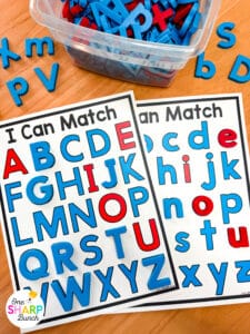 Learn how to launch kindergarten centers at the beginning of the school year with 3 simple steps. Discover how to introduce center manipulatives, teach center routines and procedures, and build student independence so your centers run smoothly all year long. These top teacher tips for launching kindergarten centers will allow you to meet with small groups while students work independently on math centers and Science of Reading-aligned literacy centers. Learn more about successfully launching kindergarten centers!