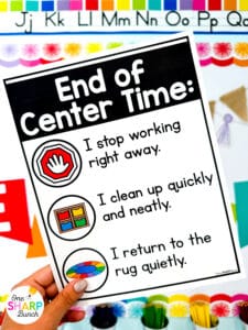 Learn how to launch kindergarten centers at the beginning of the school year with 3 simple steps. Discover how to introduce center manipulatives, teach center routines and procedures, and build student independence so your centers run smoothly all year long. These top teacher tips for launching kindergarten centers will allow you to meet with small groups while students work independently on math centers and Science of Reading-aligned literacy centers. Learn more about successfully launching kindergarten centers!