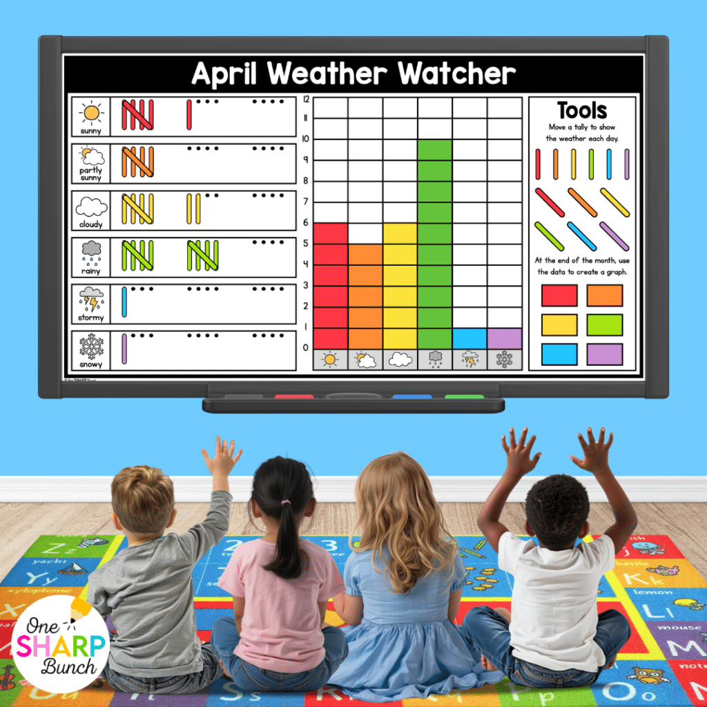 Transform calendar time in your kindergarten classroom with meaningful calendar time activities, simple tips, and engaging morning meeting ideas! After rotating through the daily calendar slides, complete the letter of the day, number of the day, shape of the day, and word of the day orthographic mapping slides. Then, use the built-in math and literacy review slides to build number sense and phonics/phonemic awareness skills during your morning meeting activities.