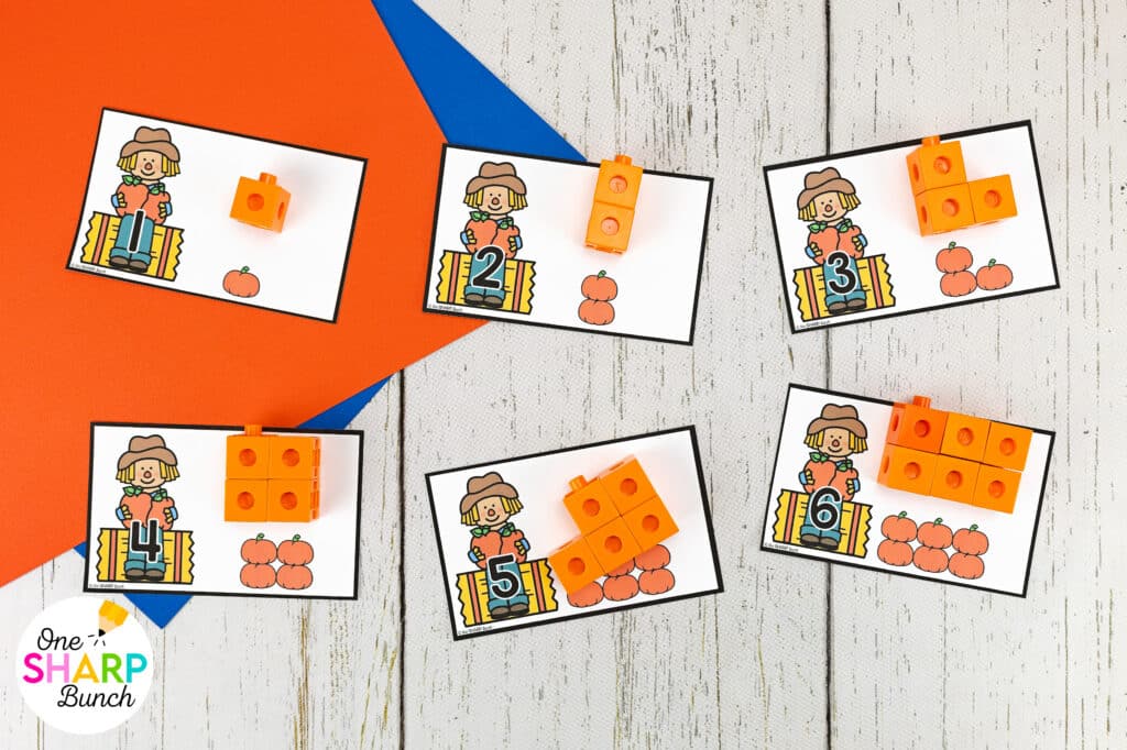 Explore 20 fine motor activities for October designed for kindergarten morning work, kindergarten centers, and early finishers with easy, hands-on fall themes. These fine motor morning tubs for kindergarten allow students to work on CVC words, beginning sounds, rhyming words and letter recognition. They also work on 2D shapes, nonstandard measurement, subitizing, 1:1 counting, and ten frames with the fall math activities. Learn more about these fall fine motor activities, here!