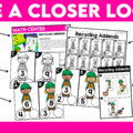 Math & Literacy Earth Day Kindergarten Centers